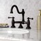 Kingston Brass KS3915BL Restoration Bathroom Bridge Faucet, Oil Rubbed Bronze KS3915BL - alternate 5